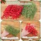 60 Pcs Artificial Christmas Flowers Christmas Artificial (Cypress) 13.77"D x 5.9"W x 3.93"H